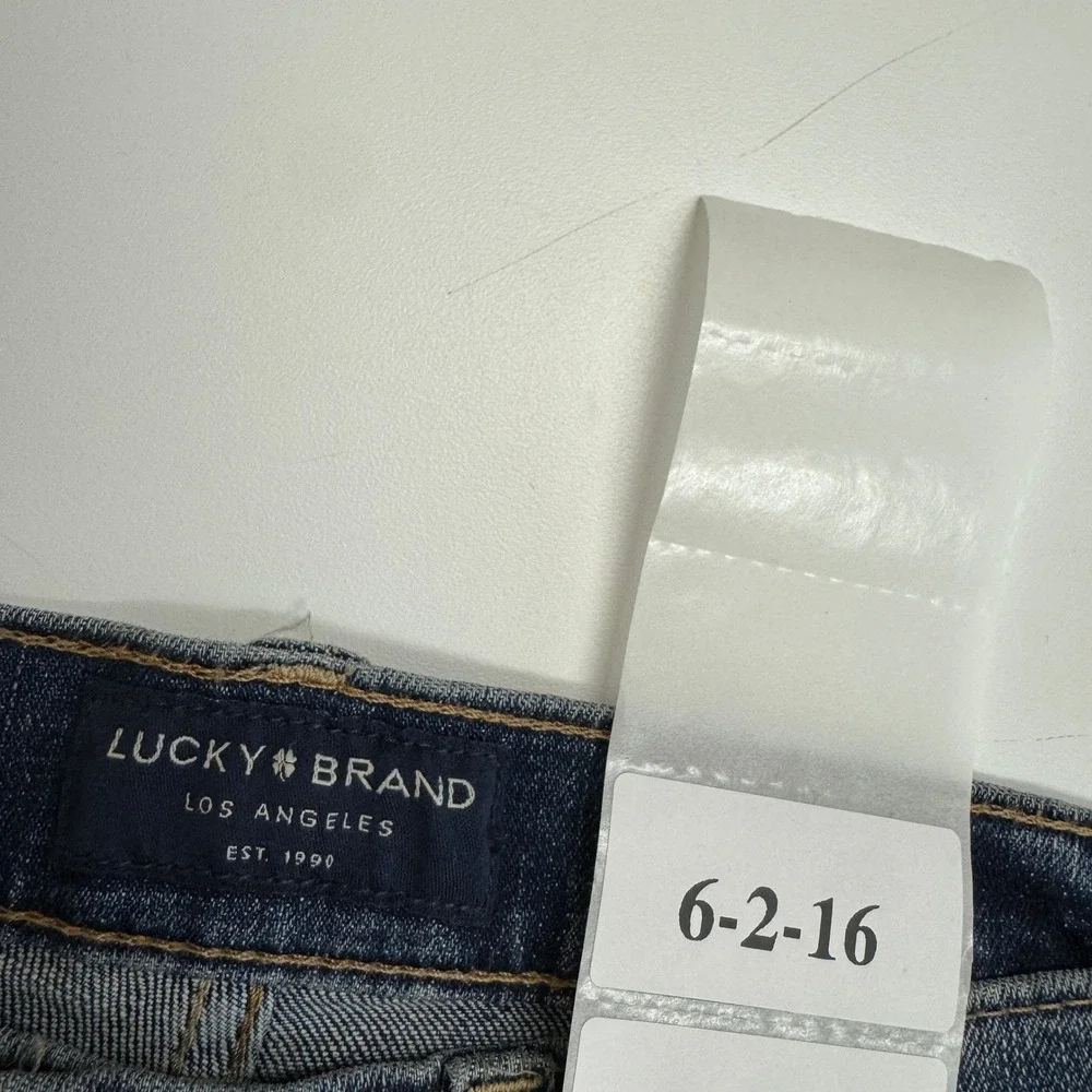 Lucky Brand Jeans Womens 6/28 Blue Ava Mid Rise Crop Denim Slim Fit‎ - Picture 5 of 11